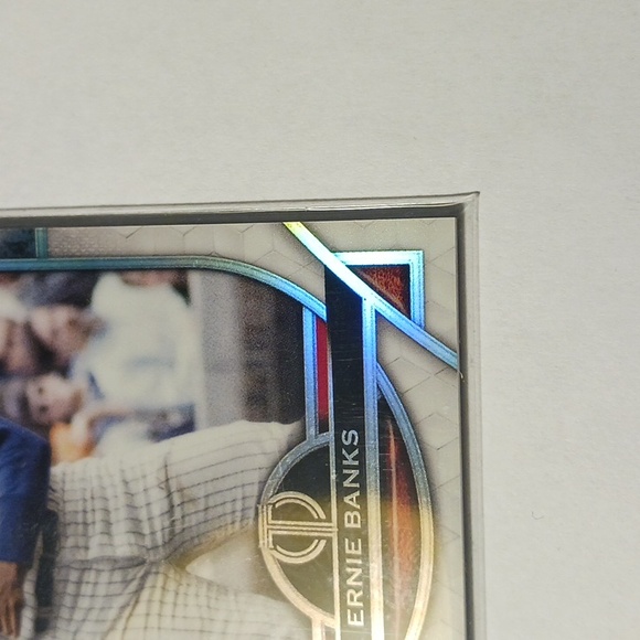 Ernie Banks Chicago Cubs 2021 Topps Tribute Baseball #eshopchicago ⚾️ - Picture 3 of 10